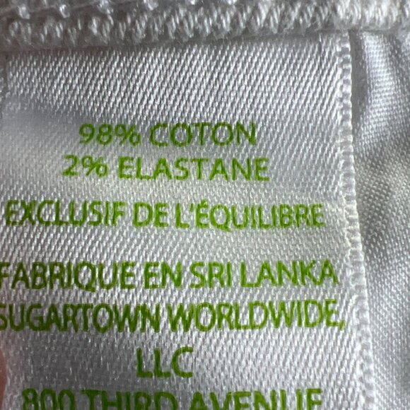 Women's White Mid-Rise Skinny Jeans Size 6 By Lilly Pulitzer - Picture 9 of 11